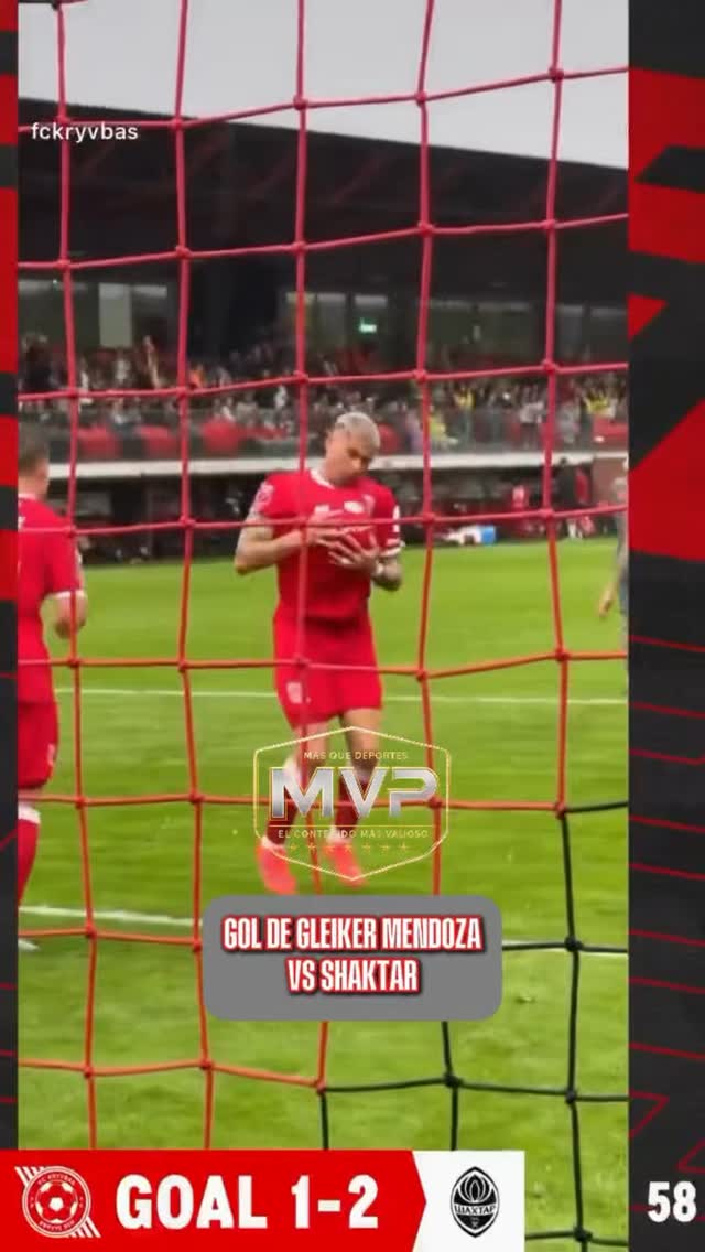 GLEIKER MENDOZA LLEGÓ A 11 GOLES EN UCRANIA