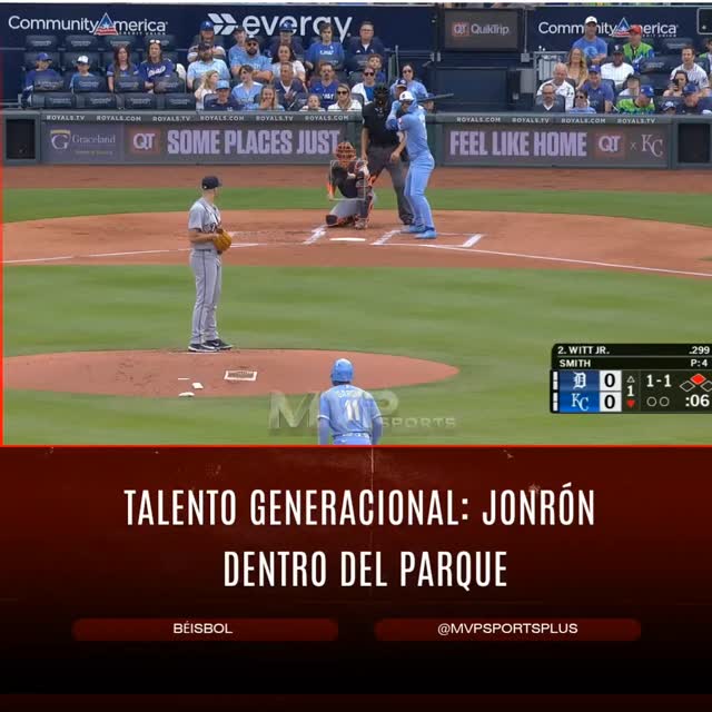 Bobby Witt Jr. comenzó el juego de hoy volando en las bas…