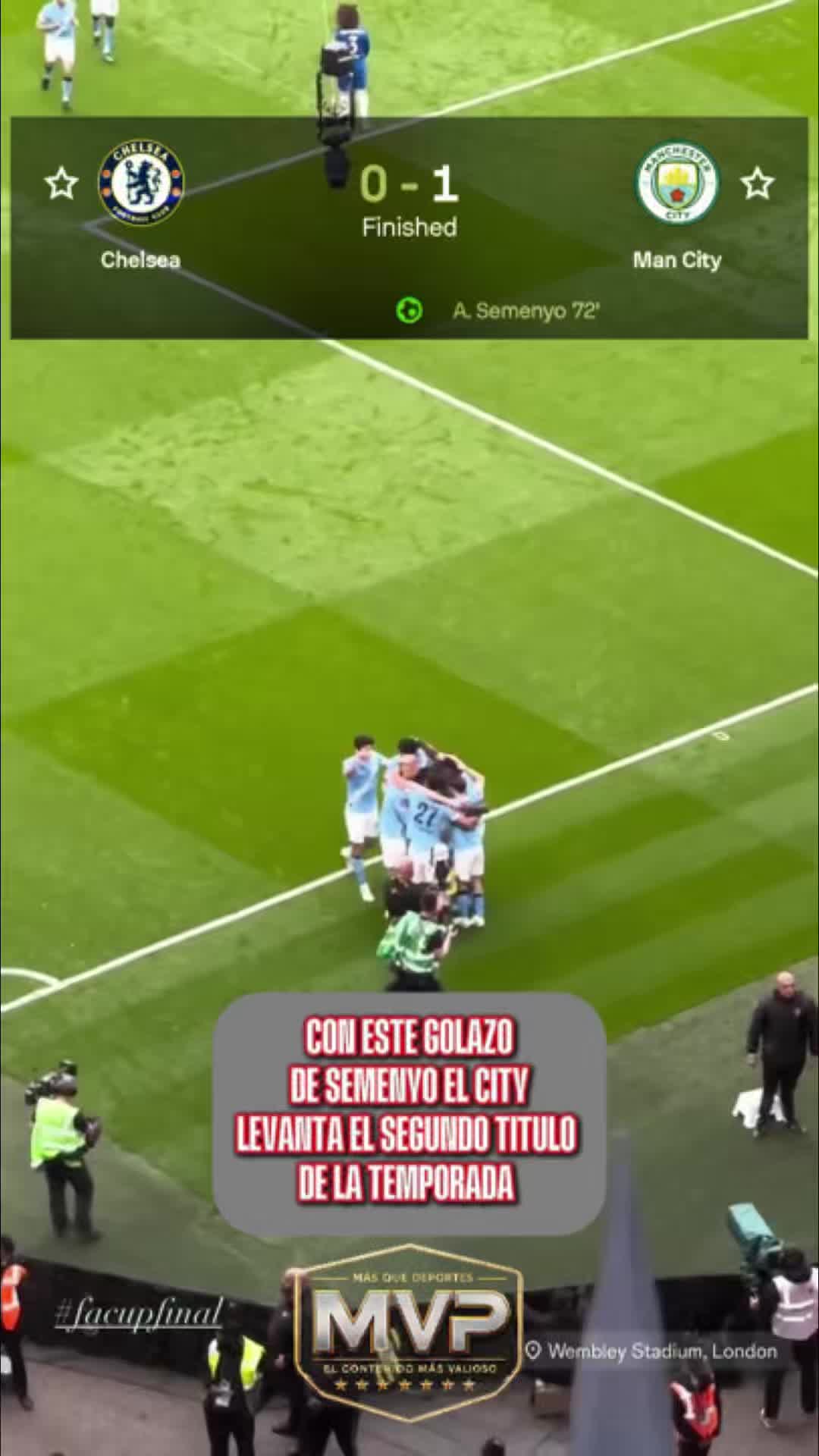¡MANCHESTER CITY CAMPEÓN DE LA FA CUP!