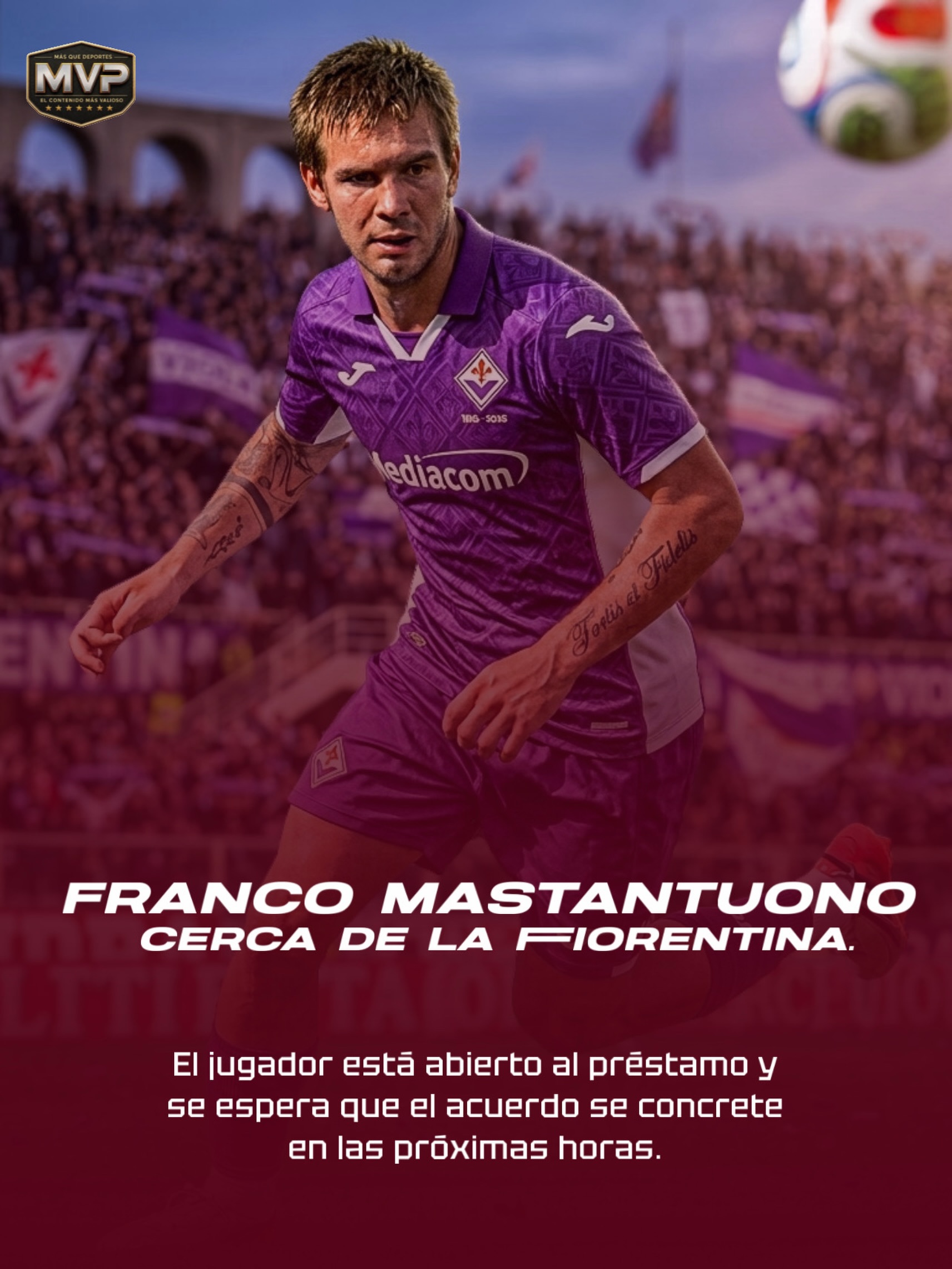 FRANCO MASTANTUONO CERCA DE LA FIORENTINA