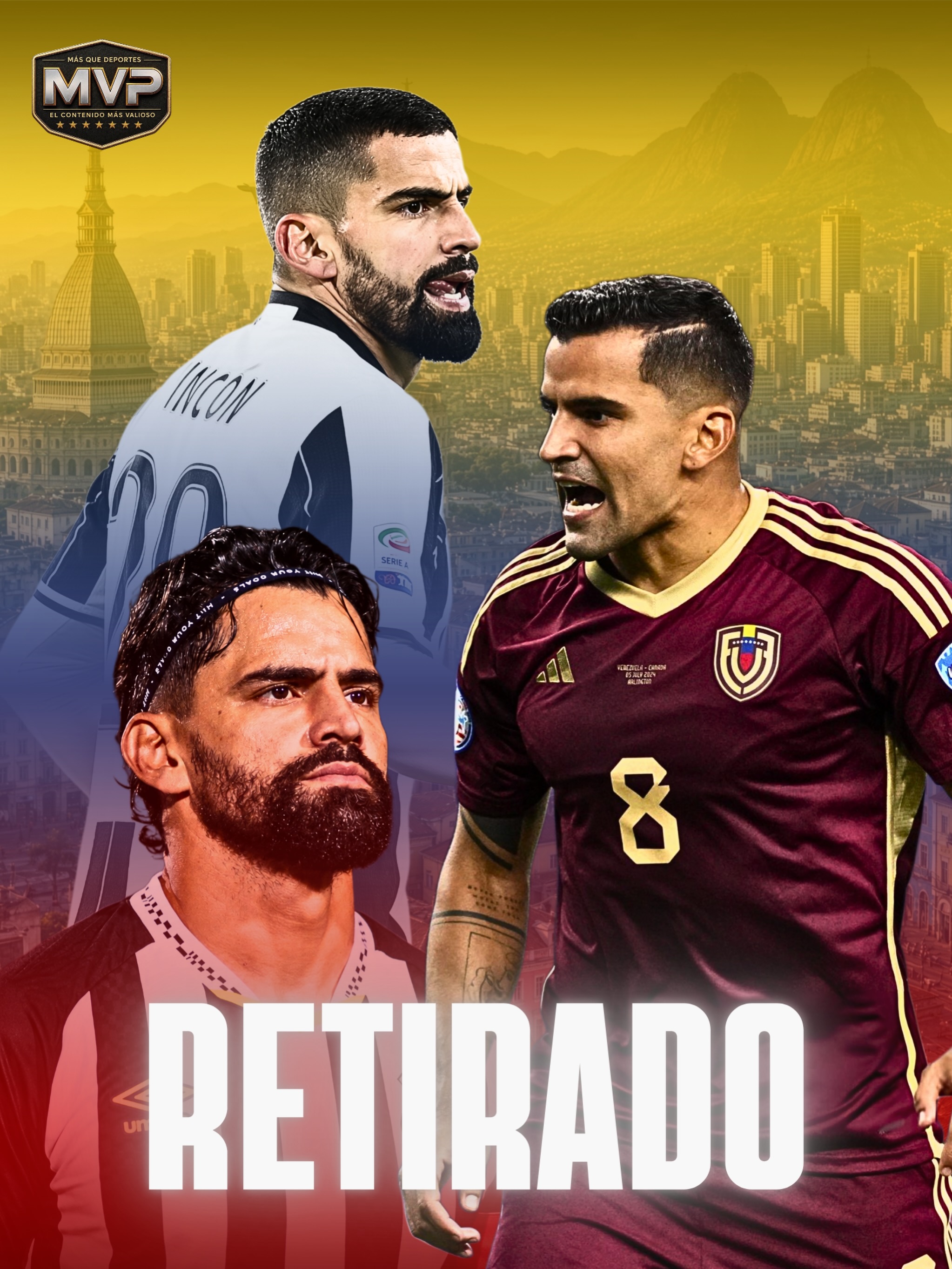 El general anuncia su retiro de las canchas